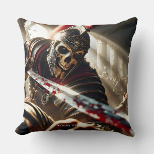 Cojín Decorativo Fantasía guerrera guerrero antiguo armería