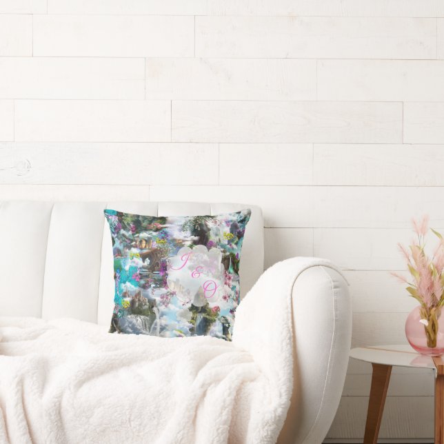 Cojín Decorativo Fantasía Otros mundos en las nubes (Sofá)