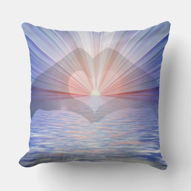 Cojín Decorativo Fantasía romántica amor Silhouette (Anverso)