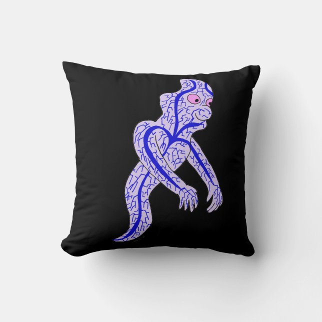 Cojín Decorativo Fantasma circular (Anverso)