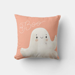 Cojín decorativo fantasma de barro suave rosa