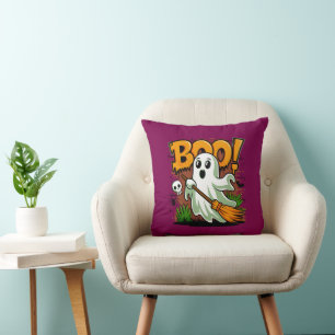 Cojín Decorativo Fantasma de boo de Halloween
