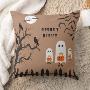 Cojín decorativo fantasma de Halloween