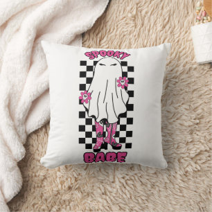 Cojín Decorativo Fantasma de Halloween de mujer "nena de miedo" - R