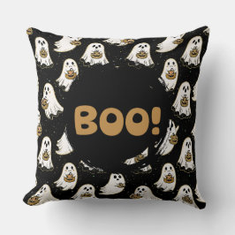 Cojín Decorativo Fantasma de Halloween lindo