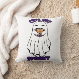 Cojín Decorativo Fantasma de Halloween lindo pero espeluznante sost