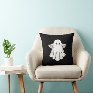 Cojín Decorativo Fantasma de Halloween lindo y espeluznante