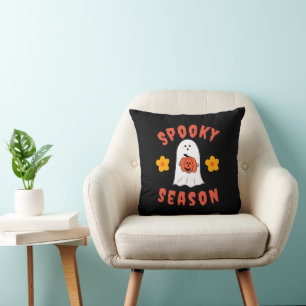 Cojín Decorativo Fantasma de temporada de fantasía