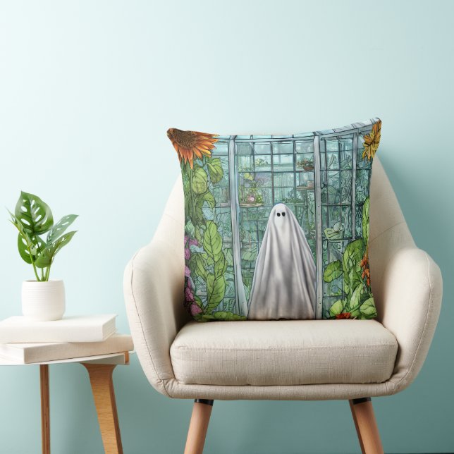 Cojín Decorativo Fantasma en el Greenhouse (Silla)