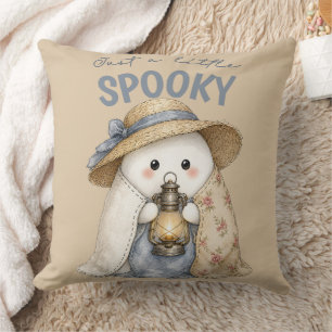 Cojín Decorativo Fantasma Espeluznante Adorable Linterna Halloween