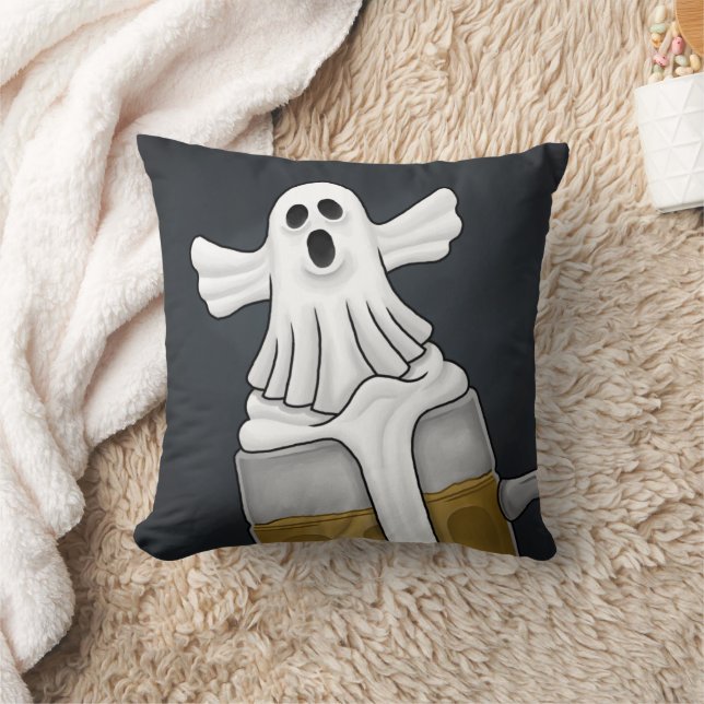 Cojín Decorativo Fantasma espeluznante de Halloween (Manta)