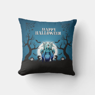 Cojín Decorativo Fantasma iluminada por la luna