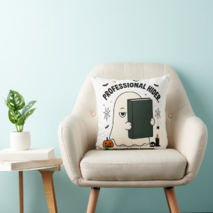 Cojín Decorativo Fantasma introvertido divertido profesional oculta