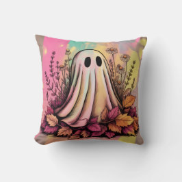 Cojín Decorativo Fantasma neonatal de Halloween, Fantasma de Hallow