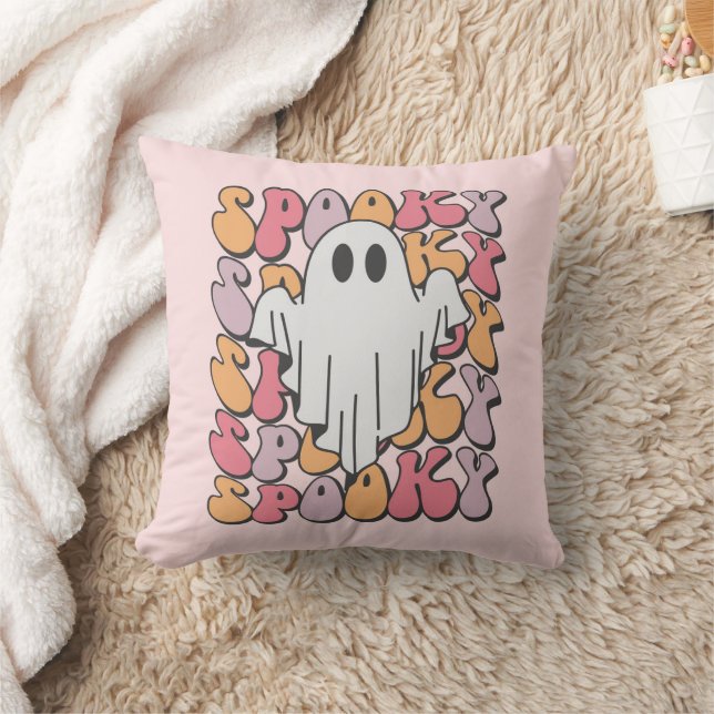 Cojín Decorativo Fantasma retro fantasmal (Manta)