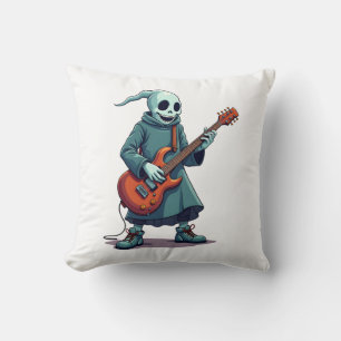Cojín Decorativo Fantasma tocando la guitarra � Camiseta de Hallowe