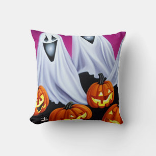 Cojín Decorativo Fantasmas y calabazas de Halloween