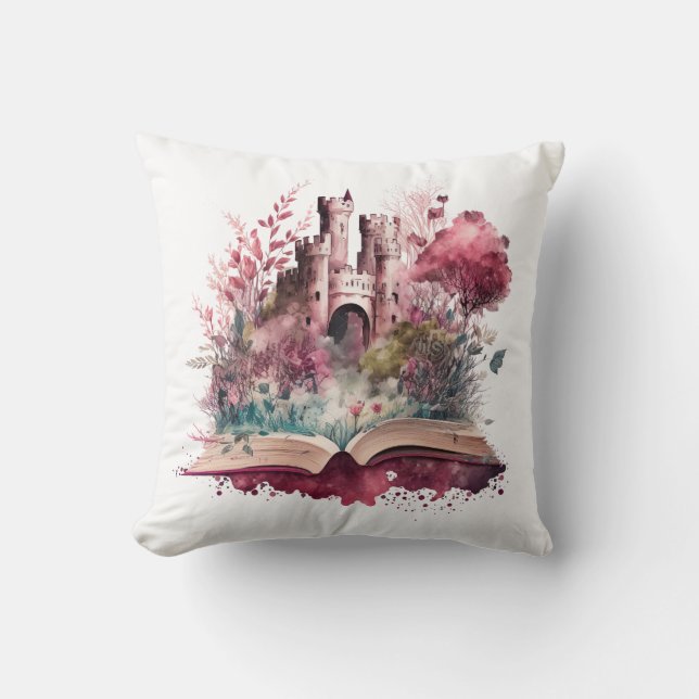 Cojín Decorativo Fantasy Book Lover Design (Anverso)