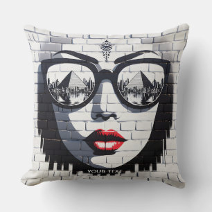 Cojín Decorativo Fantasy Cuse Face Wall Egypt
