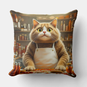 Cojín Decorativo Fantasy Cute Big Oyes Cat