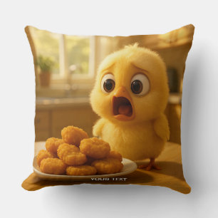 Cojín Decorativo Fantasy Cute Chicken Nuggets Baby