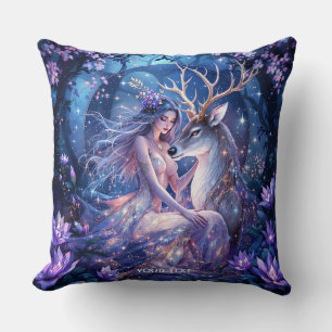 Cojín Decorativo Fantasy Cute Forest Deer Chica