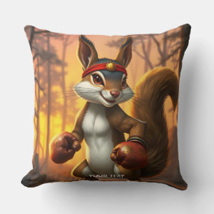 Cojín Decorativo Fantasy Cute Kickboxer Bosque de ardilla