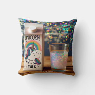 Cojín Decorativo Fantasy Cute Milge Unicornio Arcoiris