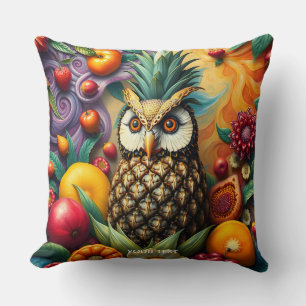 Cojín Decorativo Fantasy Cute Serene Pineapple Owl