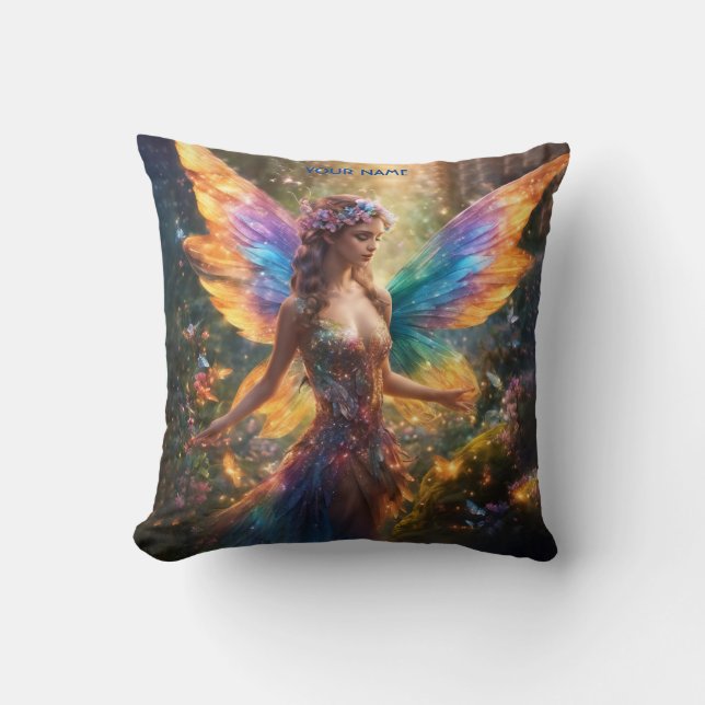 Cojín Decorativo Fantasy Cute Shining Magic Fairy (Anverso)