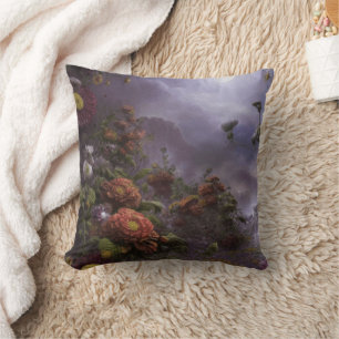 Cojín Decorativo Fantasy Moonlight Magnífico paisaje Jigsaw