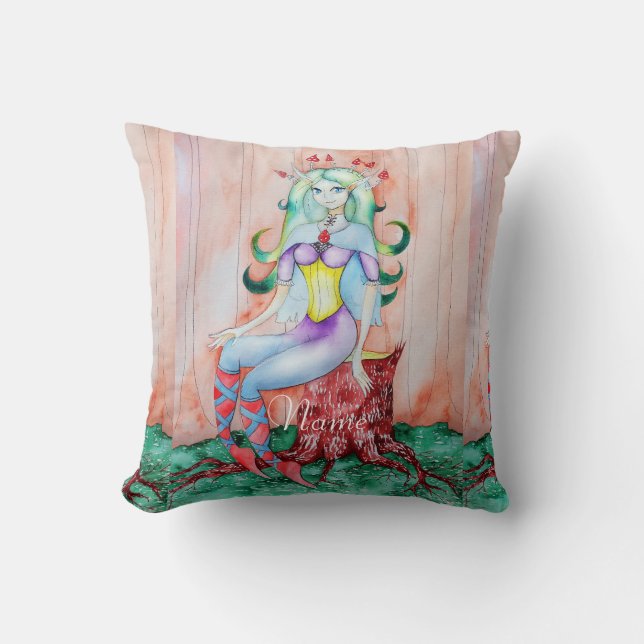 Cojín Decorativo Fantasy Pixie Fairy Thunder_Cove (Anverso)