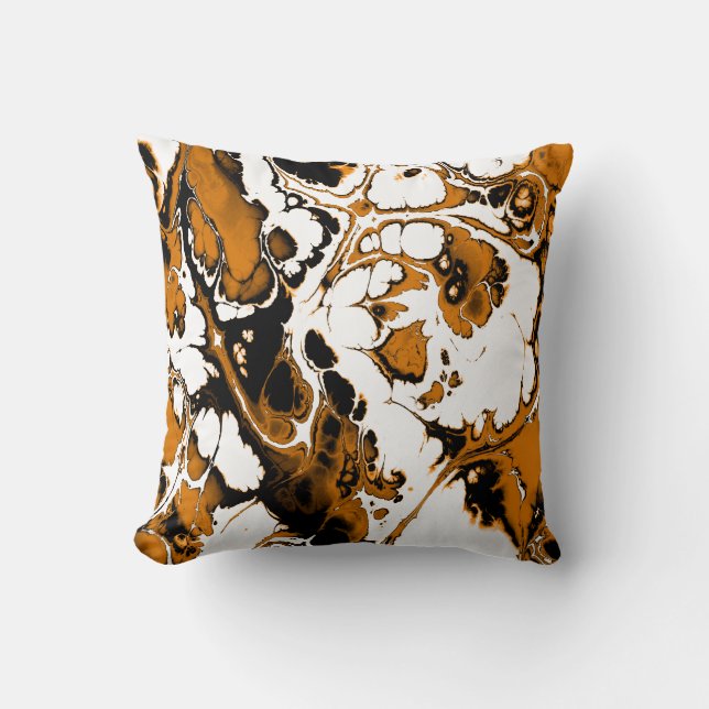 Cojín Decorativo Farben Rausch, braun (Anverso)