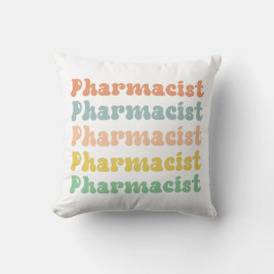 Cojín Decorativo Farmacia Retro Groovy