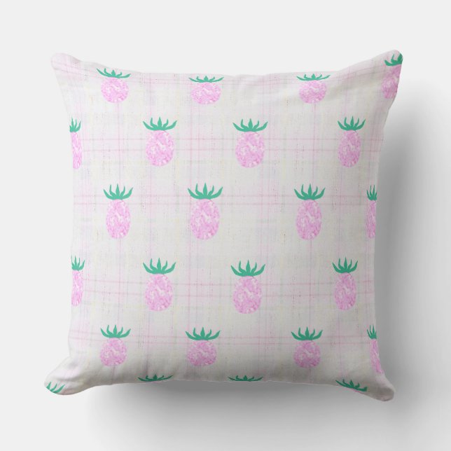 Cojín Decorativo Farmhouse Pineapples (Anverso)