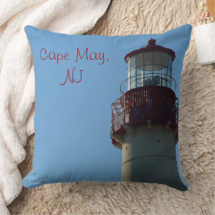 Cojín Decorativo Faro de cerca Cape May, NJ