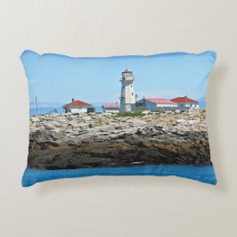 Cojín Decorativo Faro de la isla de foca de Machias, Pillow de Cana