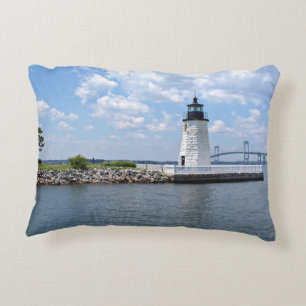 Cojín Decorativo Faro de la isla de la cabra, Pillow acento de la i