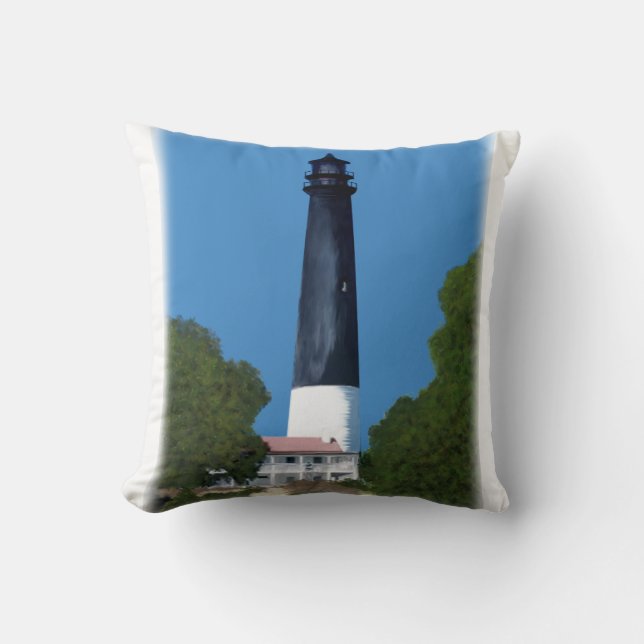 Cojín Decorativo Faro de Pensacola (Anverso)