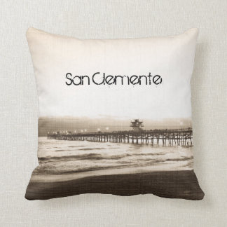 Cojín Decorativo Faro de San Clemente vintage foto de California