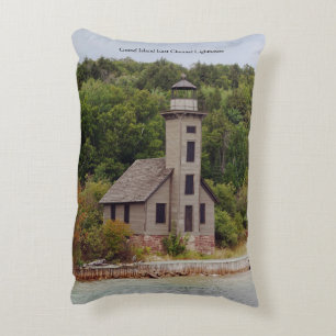 Cojín Decorativo Faro del este del canal de la isla magnífica