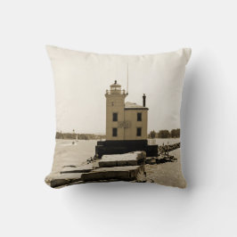 Cojín Decorativo Faro del lago Erie