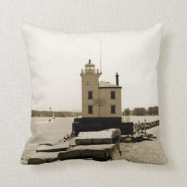 Cojín Decorativo Faro del lago Erie