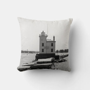 Cojín Decorativo Faro del Lago Erie