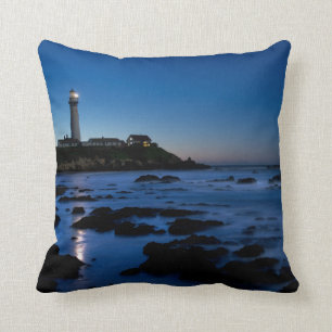 Cojín Decorativo Faro el   Half Moon Bay, Ca del punto de la paloma