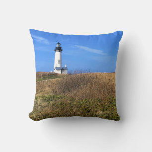 Cojín Decorativo Faro Yaquina Head, Newport, Oregón
