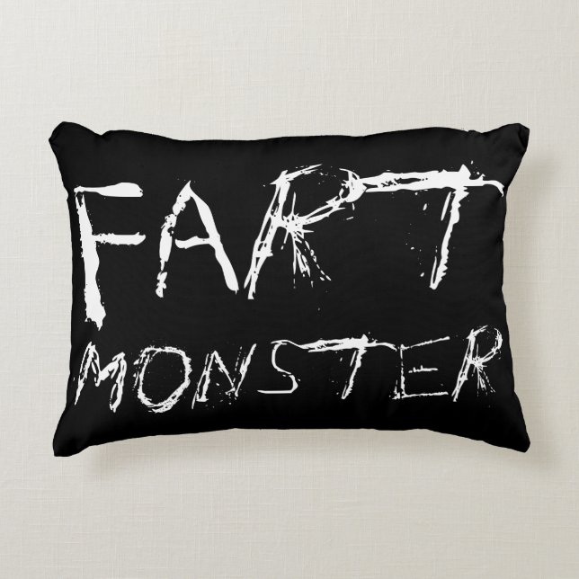 Cojín Decorativo Fart Monster (Anverso)