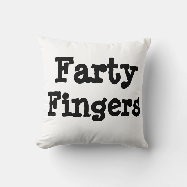 Cojín Decorativo Farty Fingers (Anverso)