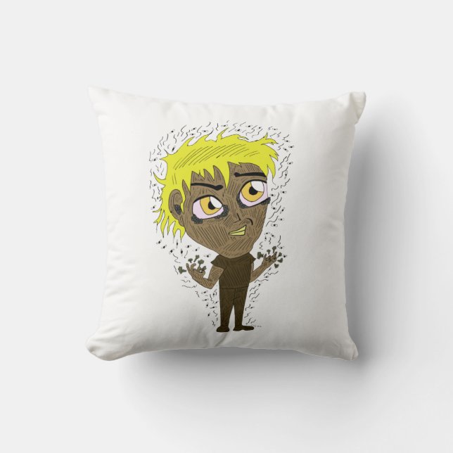 Cojín Decorativo Farty Fingers Chibi (Anverso)