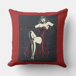 Cojín Decorativo Fatale femme de los años 1940